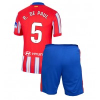 Atletico Madrid Rodrigo De Paul #5 Replica Home Minikit 2024-25 Short Sleeve (+ pants)